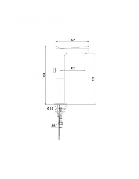 Miscelatore Lavabo Alto | Jacuzzi Rubinetteria Beam