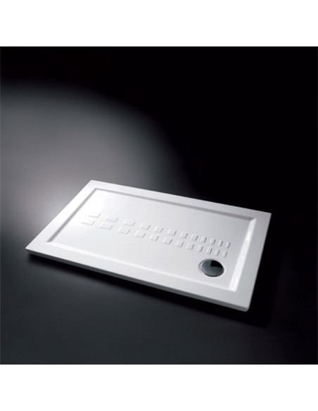 Piatto Doccia 70x120 Ceramica Antiscivolo Bianco Lucido | Ceramica Althea ITO Piatti Doccia Rettangolari