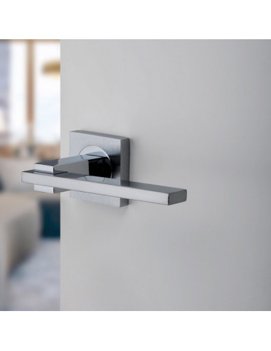 Maniglia Porta Cromo Satinato |  ZB Space Maniglie