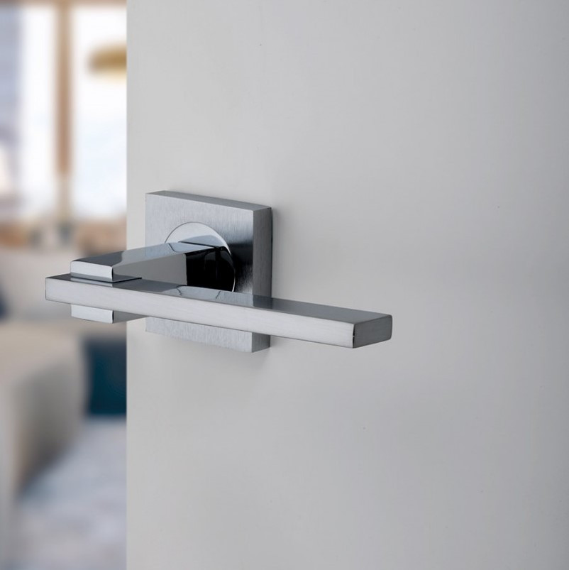 Maniglia Porta Cromo Satinato |  ZB Space