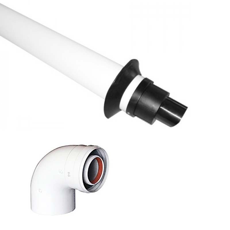 Kit Scarico Fumi Tubo Coassiale 60/100 | Baxi