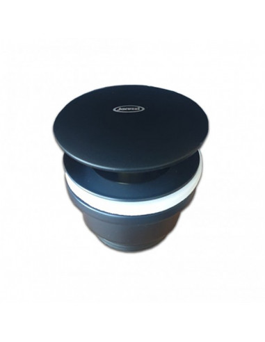 Piletta Scarico Lavabo e Bidet Tonda Nero Opaco | Jacuzzi Rubinetteria Pilette e Sifoni