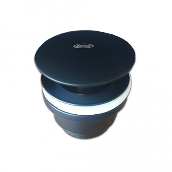Piletta Scarico Lavabo e Bidet Tonda Nero Opaco | Jacuzzi Rubinetteria