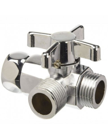Deviatore Doccia Ottone Cromato Colonna Doccia