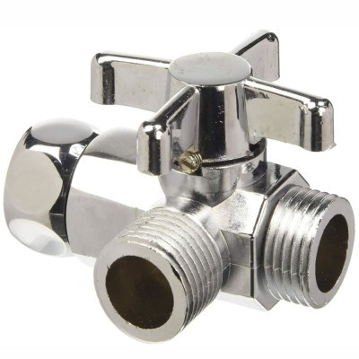 Deviatore Doccia Ottone Cromato