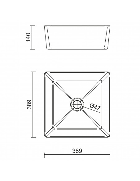 Lavabo Appoggio | Salgar Nesla Appoggio