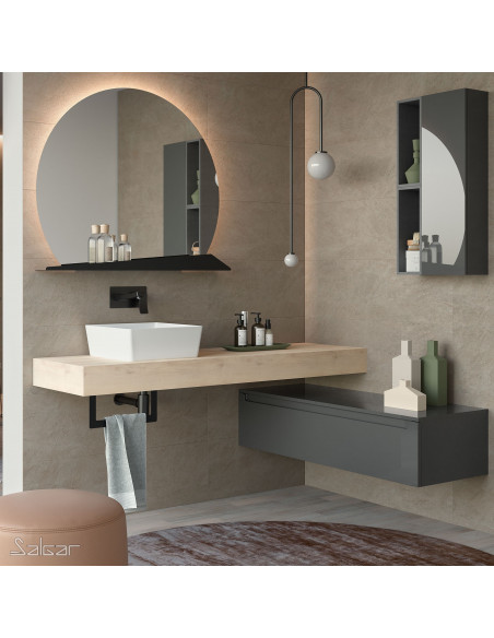 Composizione da Bagno con Top 120 cm Bali | Salgar Compakt Composizione per Bagno