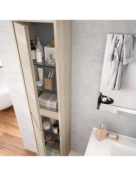 Colonna da Bagno 30x140 cm Rovere Caledonia | Salgar Noja