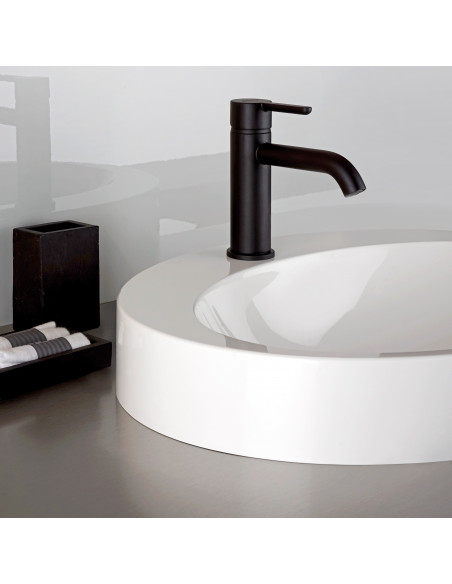 Miscelatore Lavabo Nero Opaco |  Jacuzzi Rubinetteria Sunset Yo