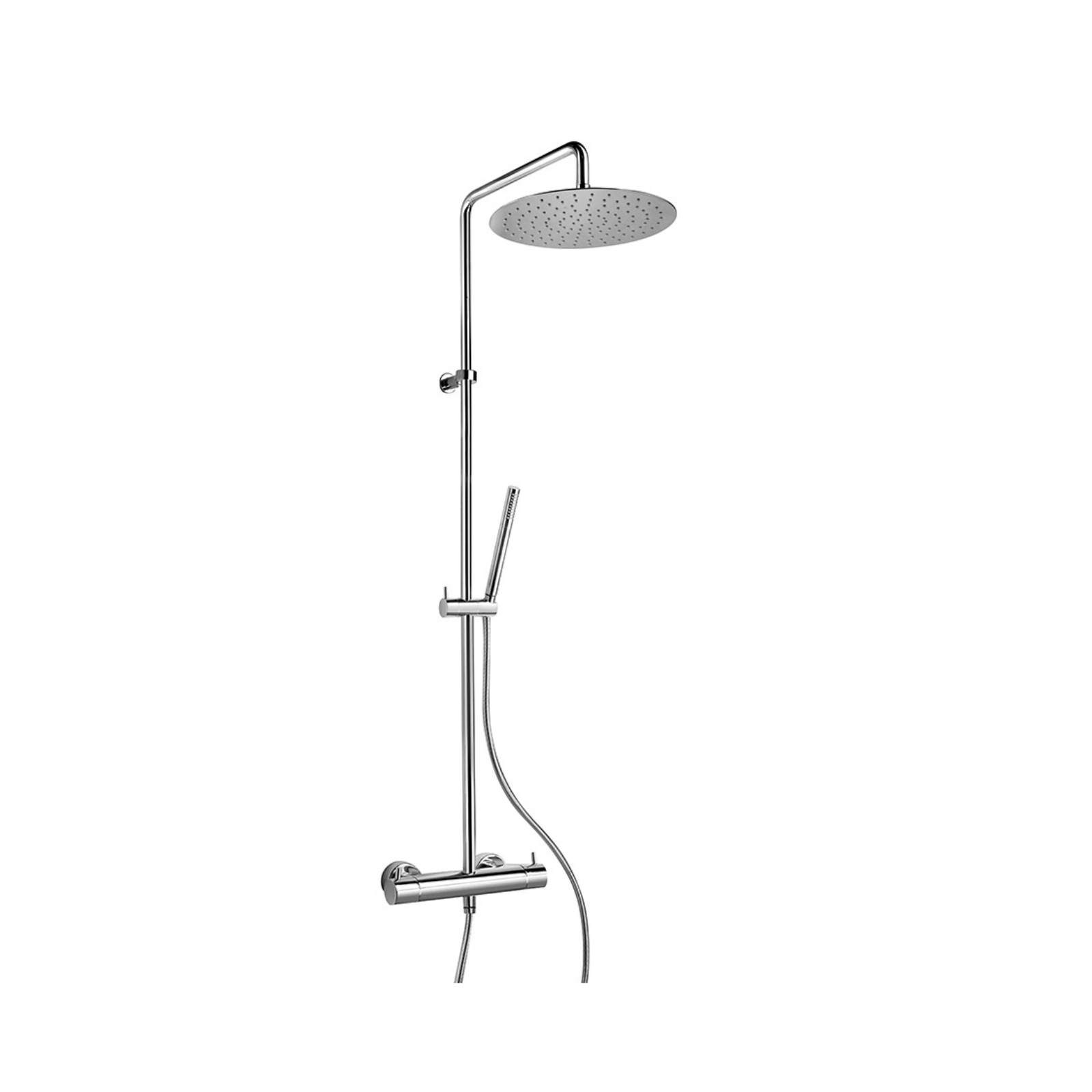 Colonna Doccia Con Miscelatore Termostatico Ø 25 cm | Jacuzzi Rubinetteria Sunset