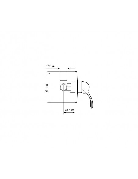 Miscelatore Doccia Incasso | Emmevi Melody