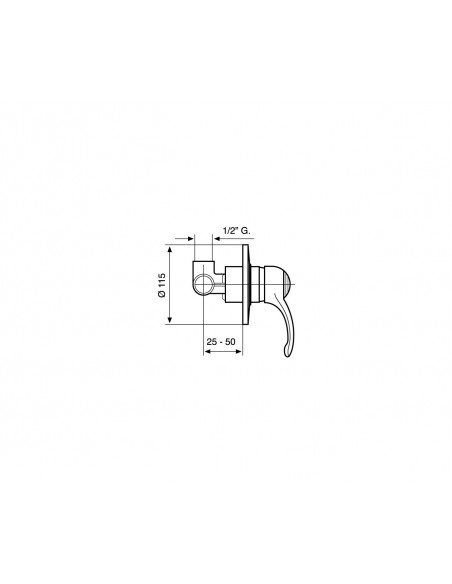 Miscelatore Doccia Incasso | Emmevi Harmony