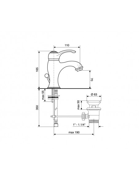 Miscelatore Lavabo | Emmevi Harmony