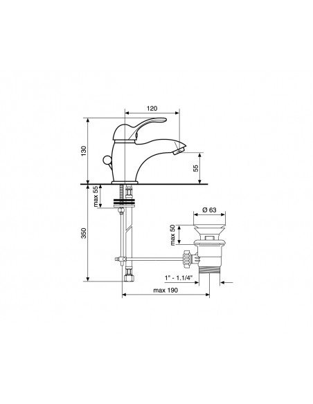 Miscelatore Lavabo | Emmevi Melody