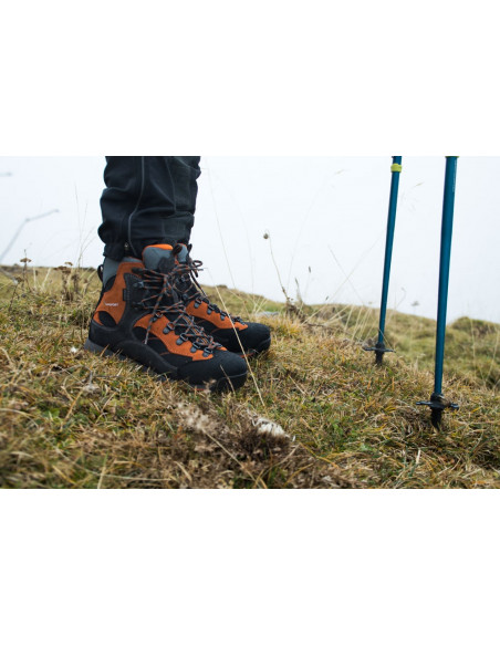 Scarponcino Trekking Antracite Arancio | Garsport Sorapiss Wp