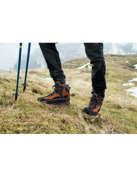 Scarponcino Trekking Antracite Arancio | Garsport Sorapiss Wp