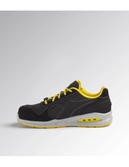 Scarpa Antinfortunistica S1P Nero/Giallo | Diadora Run Net Airbox Low
