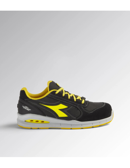 Scarpa Antinfortunistica S1P Nero/Giallo | Diadora Run Net Airbox Low