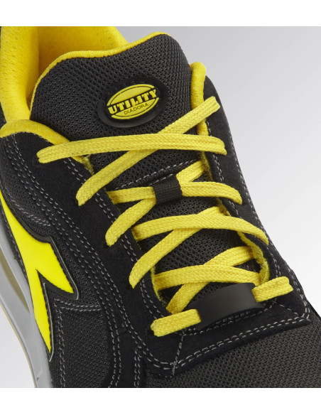 Scarpa Antinfortunistica S1P Nero/Giallo | Diadora Run Net Airbox Low