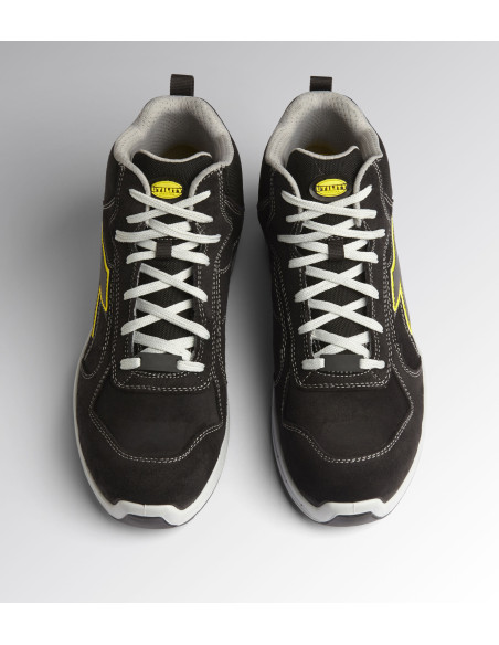 Scarpa Antinfortunistica S3 Nero/Giallo | Diadora Run Net Airbox Mid