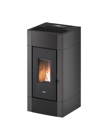 Stufa a Pellet Ventilata | Cadel Cristal 9 Antracite