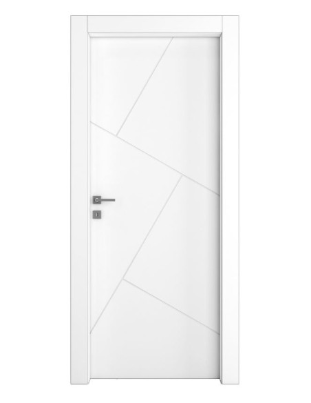 Porta Battente Laccato Latte L 70 X H 2,10 | Pail Riga Milano