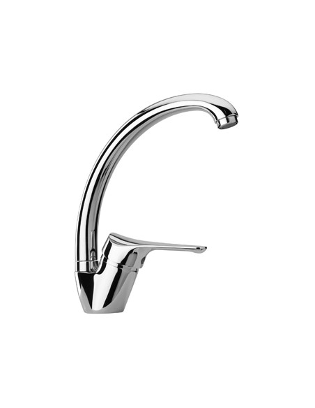 Miscelatore Girevole Lavello Cromo | Piralla Ariel