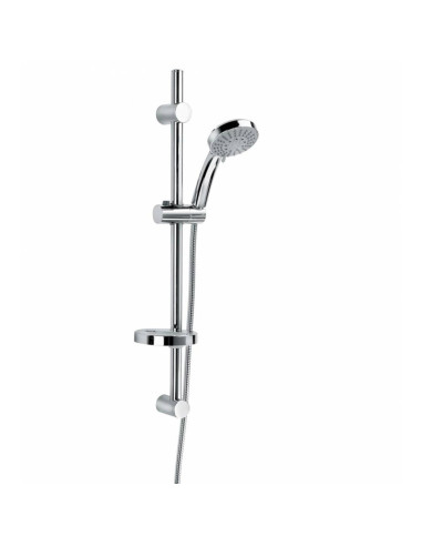 Set Saliscendi Doccia con Portasapone 5 Getti | Jacuzzi Rubinetteria Zeus Saliscendi