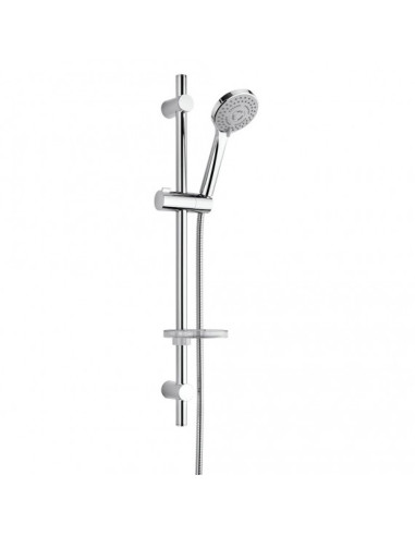 Set Saliscendi Doccia con Portasapone 3 Getti | Jacuzzi Rubinetteria Zeus