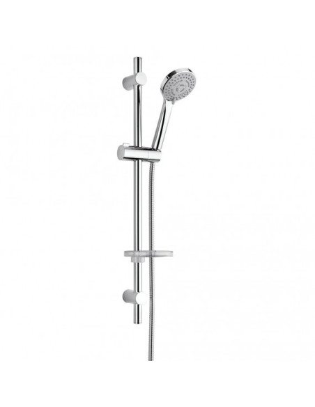 Set Saliscendi Doccia con Portasapone 3 Getti | Jacuzzi Rubinetteria Zeus