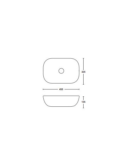 Lavabo Appoggio 32.45 | Aki