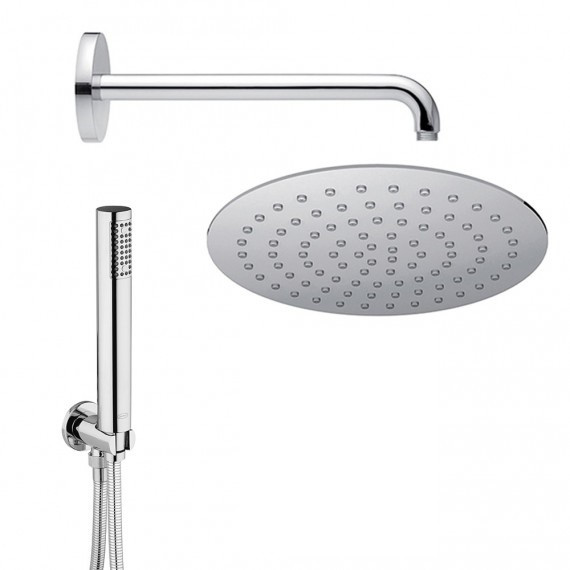 Set Doccia Acciaio Inox Tondo ⌀ 25 | Jacuzzi Rubinetteria Sunset