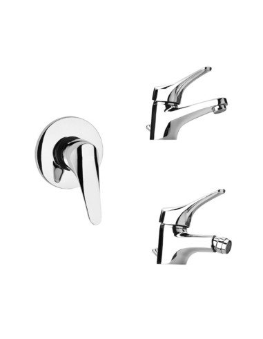 Set Miscelatore Lavabo - Bidet - Incasso Doccia | Piralla Ariel