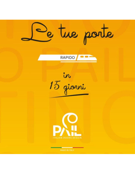 Porta Battente Laccato Latte L 80 X H 2,10 | Pail Riga Perugia