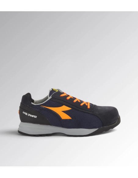 Scarpa Antinfortunistica S1P Blu Scuro/Arancio Fluo | Diadora Glove