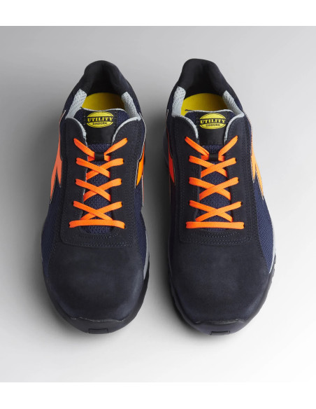 Scarpa Antinfortunistica S1P Blu Scuro/Arancio Fluo | Diadora Glove