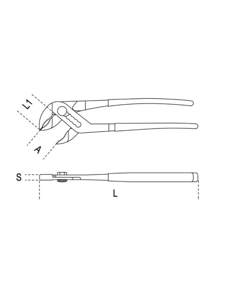 Pinza Regolabile a Pulsante | Beta 1047-240