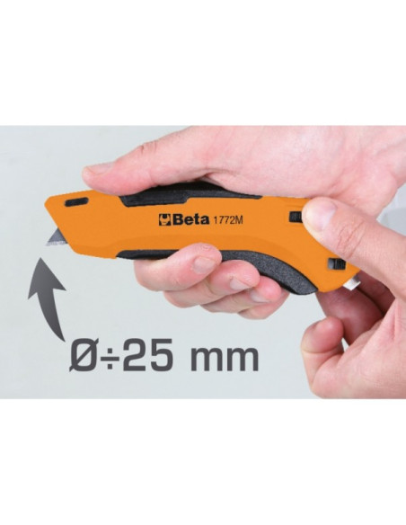 Cutter con Lama Retrattile con 4 Lame | Beta 1772M