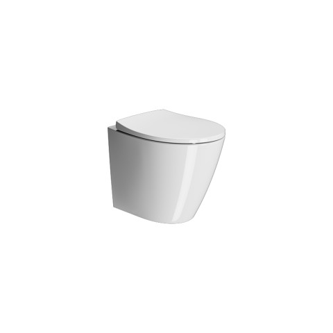 Vaso Filomuro Senza Brida Swirlflush® | Modo 52.37