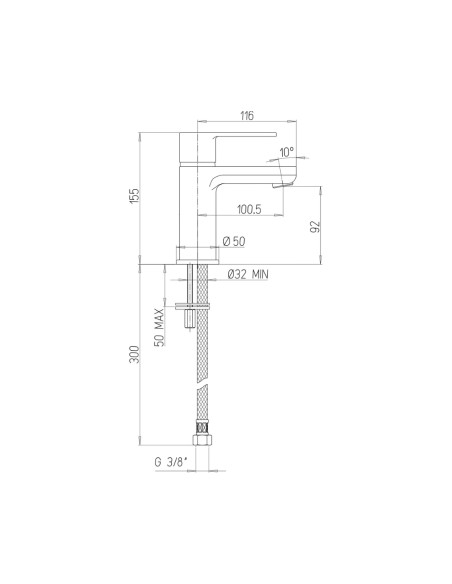 Miscelatore Lavabo | Jacuzzi Rubinetteria Eolo
