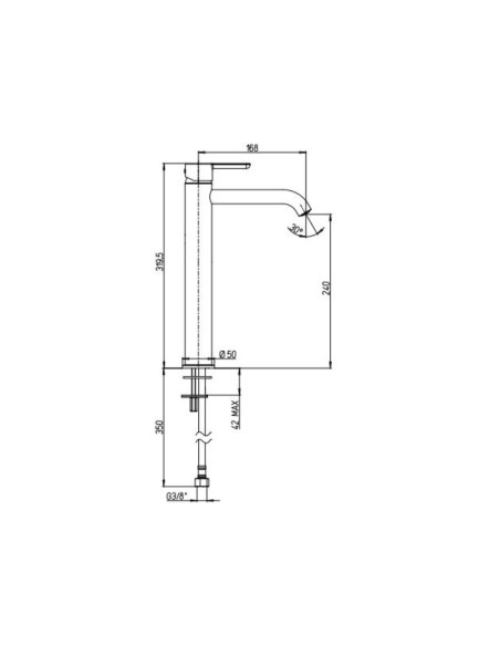 Miscelatore Lavabo Alto | Jacuzzi Rubinetteria Sunset