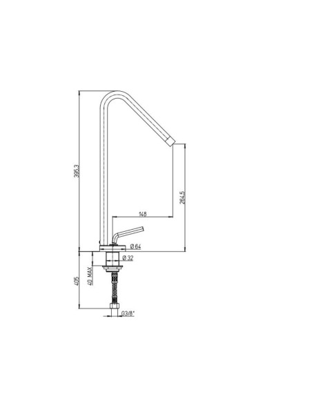 Miscelatore Lavabo Alto | Jacuzzi Rubinetteria Lumos