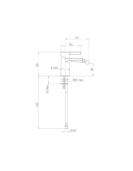 Miscelatore Bidet  |  Jacuzzi Rubinetteria Fiamma