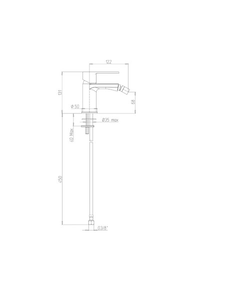 Miscelatore Bidet | Jacuzzi Rubinetteria Eolo