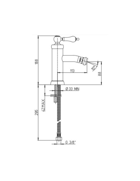 Miscelatore Bidet | Jacuzzi Rubinetteria Tosca