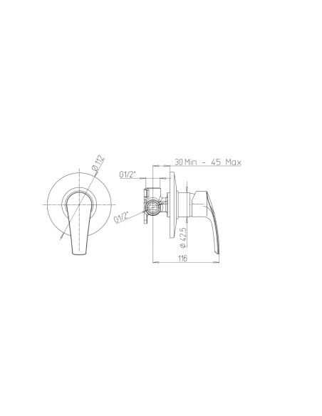 Miscelatore Doccia Incasso |  Jacuzzi Rubinetteria Lucente