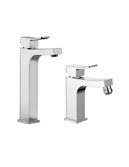 Set Miscelatore Lavabo Alto e Bidet  | Jacuzzi Rubinetteria Tank