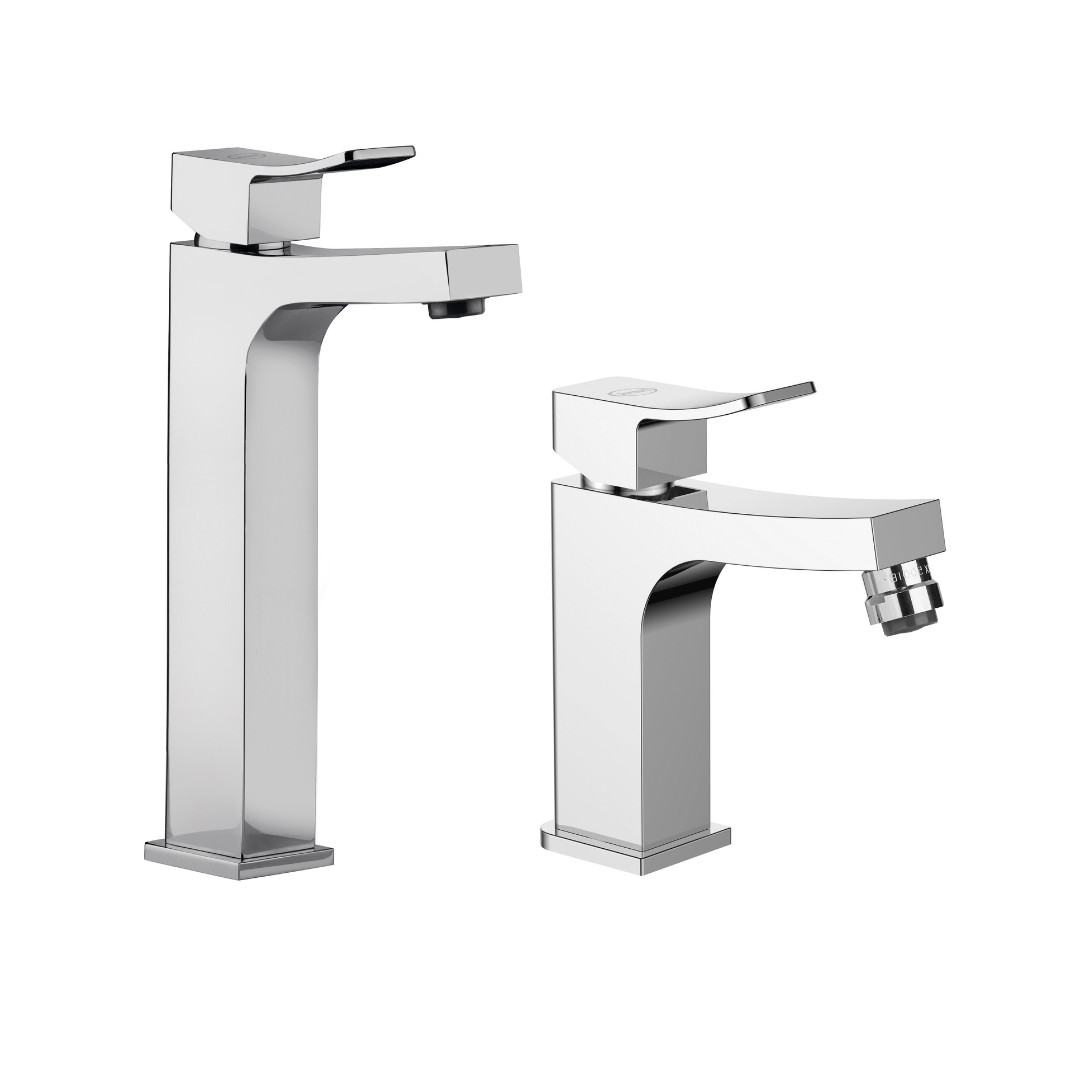 Set Miscelatore Lavabo Alto e Bidet  | Jacuzzi Rubinetteria Tank