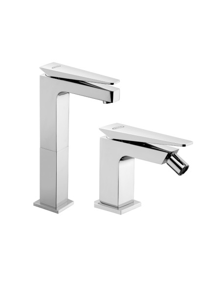 Set Miscelatore Lavabo Alto e Bidet  | Jacuzzi Rubinetteria Beam
