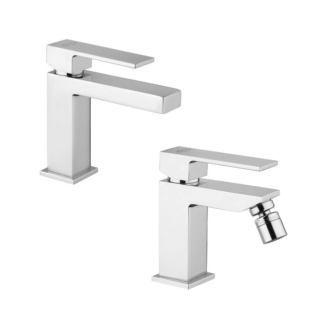 Set Miscelatore Lavabo e Bidet  | Jacuzzi Rubinetteria Twinkle